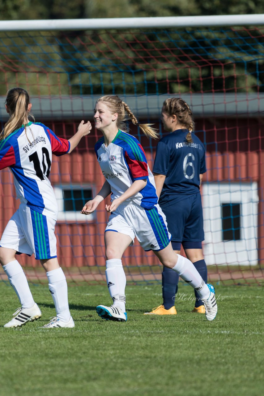 Bild 169 - B-Juniorinnen Krummesser SV - SV Henstedt Ulzburg : Ergebnis: 0:3